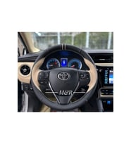Toyota Corolla Tasarım Kombin Orjinal Kaplama Deri Direksiyon Kılıfı