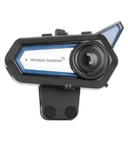 Bt31 Kask Kulaklık Bluetooth 5.0 Motosiklet Interkom Su Geçirmez Kablosuz Kulaklık