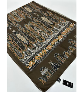 QASHKA Soft Pamuklu Şal Etro Desen LBD0610