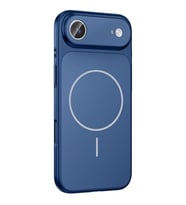 ?Phone 17 Air ile Uyumlu Magsafe Destekli Kablosuz ?arj �zellikli Kamera Lens Korumal? ??k Metal G�r�n�ml� Telefon K?l?f?