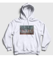 Presmono Unisex Beyaz Supper Dizi The Office Kapüşonlu Sweatshirt 346093tt