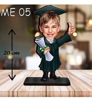 KİŞİYE ÖZEL KARİKATÜR ERKEK MEZUNİYET