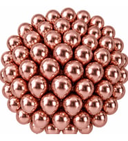 Rose Gold Renk Lateks krom Balon (30 cm) - 50 Adet