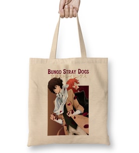 Bungou Stray Dogs Anime Osamu Dazai x Chuuya Nakahara Bez Çanta Uzun Saplı