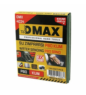 100 ADET P80 KUM - KAĞIT - SU ZIMPARASI - 230X280MM - KULLANIM= BOYA - METAL - AHŞAP - OTO (5343)