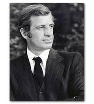 Cakatablo MDF (Ahşap) Tablo Jean Paul Belmondo Gençlik Takım Elbise Siyah Beyaz