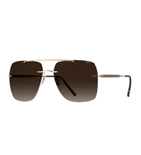 Silhouette 8750 75 7530 Unisex Güneş Gözlüğü (Kahverengi)