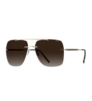 Silhouette 8750 75 7530 Unisex Güneş Gözlüğü (Kahverengi)