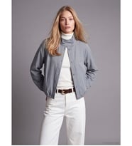 LCW Vision Yeşil Dik Yaka Oversize Kadın Ceket
