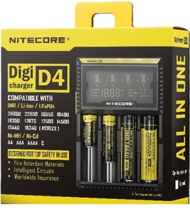 D4 Digi Charger Li-Ion / Ni-Cd / Ni-Mh / Lifepo4 Dijital Pil Şarj
