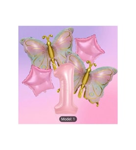 BÜYÜK BOY KELEBEK FOLYOLU YAŞ BALON SET