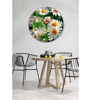 Bilge Retro Tasarımlı Duvar Saati 35 X 35 Cm (Baskılı)