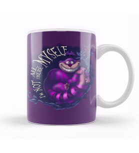 The Cheshire Cat Alices Adventures in Wonderland Kedi Kupa Bardak Porselen