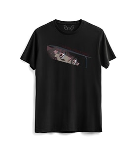 Mirai Nikki Resimli Baskılı Çocuk Siyah Tshirt