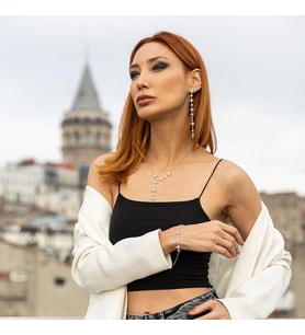 Kutup Yıldızı Gümüş Kolye