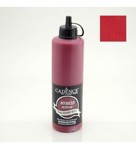 Hybrid Multisurface Akrilik Boya 500 ml. H-054 KAN KIRMIZI