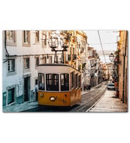 Cakatablo Dar Sokaktaki Tramvay MDF Tablo