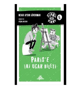 Paris'e İki Uçak Bileti - Karton Kapak