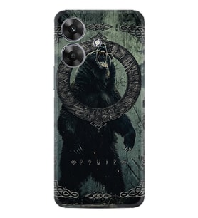 Note 60 Kılıf Boutique Baskılı Resimli Power Bear Pcode -007