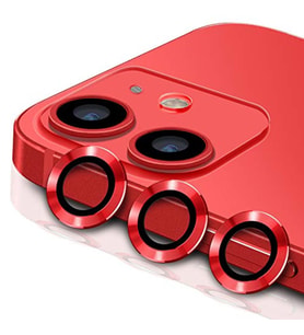 Binano Metal Ring Iphone 13 Pro/13 Pro Max Kırmızı Kamera Koruyucu