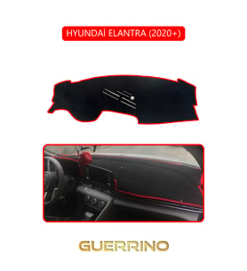 HYUNDAİ ELANTRA 2020+TORPİDO KORUMA HALISI KIRMIZI KENAR