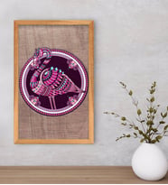 BK Home Flamingo Dekoratif Retro Ahşap Tablo-1