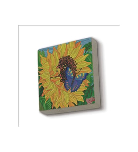 Kelebek Baskılı Taş Magnet 5X5