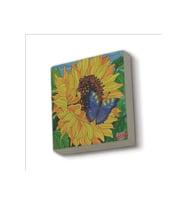 Kelebek Baskılı Taş Magnet 5X5