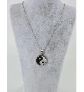 Yin-yang Çelik Erkek Kolye