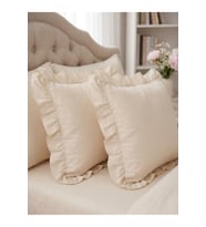 2'li Yastık Kılıfı %100 Pamuklu Fırfırlı 50x70 cm