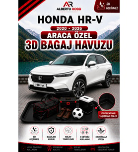 Honda Hrv 2020 - 2026 Araca Özel 3D Bagaj Havuzu