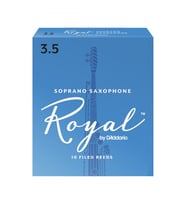 D'Addario RIB1035 Royal Soprano Saksafon Kamışı No: 3.5 (Profesyonel) - 10'lu Paket  Profesyonel Performans ve Güçlü Ses Karakteri