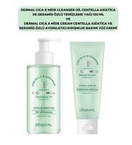 Dermal Cıca X Mide Centella Asiatica Özlü Temizleme Yağı ve Yüz Kremi