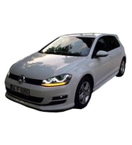 Volkswagen Golf 7 (2012-2019) Aerodinamik Yan Marşpiyel Seti (Plastik)