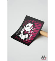 Demon Slayer Tanjiro Anime Poster, Çerçevesiz Yüksek Kalite Duvar Afişi - Anime