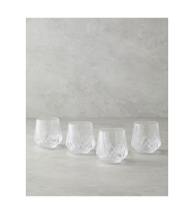 Şeffaf Cam Bardak Seti 4'lü, 160 ml, Estetik ve Dayanıklı Tasarım