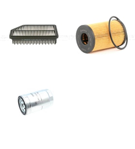 Bosch Filtre Bakım Seti Kia Soul 1.6 Dizel 2012-2013 Hava + Yağ f. + Yakıt Filtre Bosch
