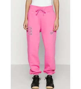 Nike Sportswear Phoenix Fleece Yüksek Belli Bol Kesim Kadın Eşofman Altı (Pembe)