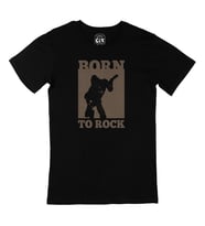 Born To Rock Siyah Tişört
