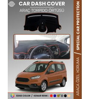 FORD COURİER (2020+) Torpido Örtüsü Ön Göğüs Torpido Koruma Tam Uyum Çatlamayı Önler Kolay Montaj
