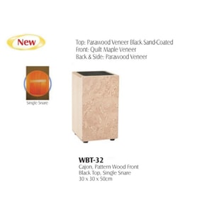 Maxtone WBT-32 Ahşap Cajon - Siyah (Perküsyon)  Doğal Rezonanslı Ahşap Gövde, Şık Siyah Bitiş, Keskin Tiz ve Dolgun Bas Dengesi ile Her Seviye İçin Uygun Ritim Enstrümanı