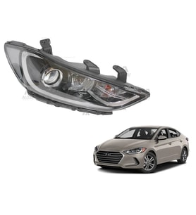 Hyundai Elantra 2016-2018 Far Lambası Ön Far Ledsiz SOL