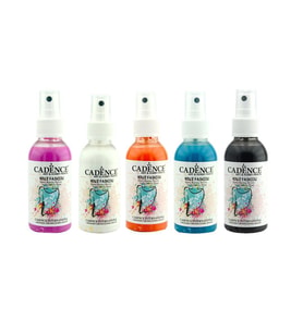 CADENCE SPREY KUMAŞ BOYASI 100ML 5Lİ SET