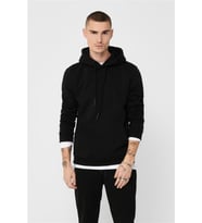 Only & Sons Ceres Erkek Kapüşonlu Sweatshirt - 22018685-Black (Siyah)