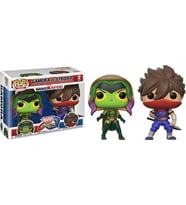 Funko 22776 Pop. Vinil 2'Li Paket: Capcom Vs. Marvel: Gamora Vs Strider (Krem)