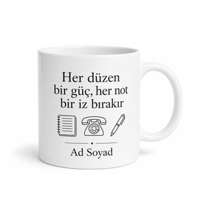 Ofis Asistanı Sekreter Patronun Sağ Kolu Kupa Hediye Bardak Asistan Hediyesi