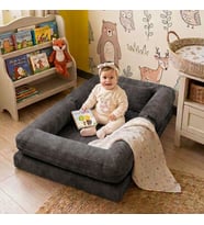 Oyun Alanlı Bebek Yer Yatağı Montessori Yatak Sünger Çocuk Karyola