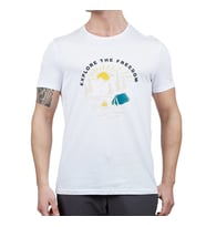Alpinist Vide Erkek T-Shirt Beyaz