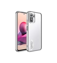 Xiaomi Redmi Note 10 Uyumlu Kılıf Kamera Korumalı Logo Gösteren Zore Omega Kapak