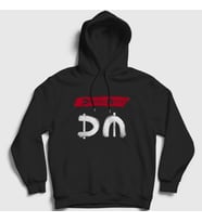Presmono Unisex Siyah Logo V2 Depeche Mode Kapüşonlu Sweatshirt 140913tt